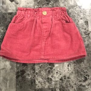 Zara baby girl pink corduroy skirt size 9-12 mo